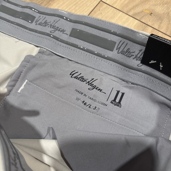 Walter Hagen Men's 11 Majors Core Golf Pant ‎ Light Khaki  Size 46X32 NWT - Picture 4 of 6